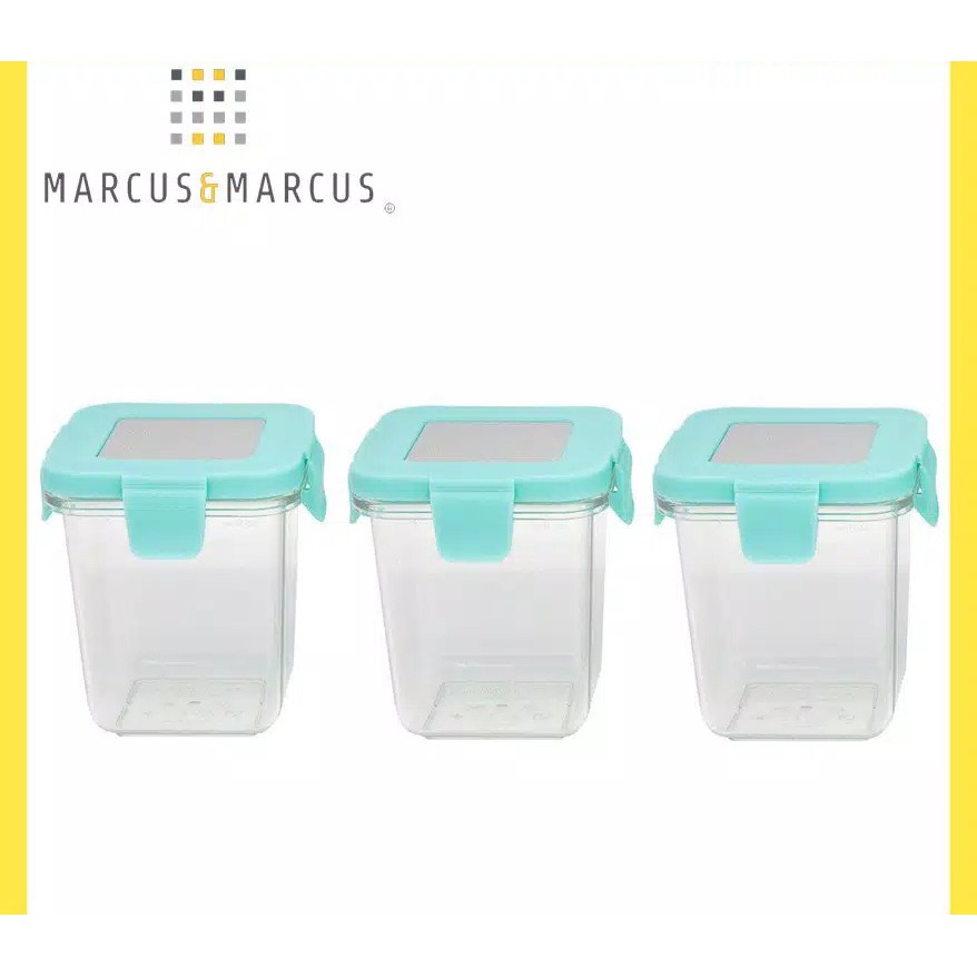 Marcus &amp; Marcus Tritan Air Tight Container 8 o.z X 3