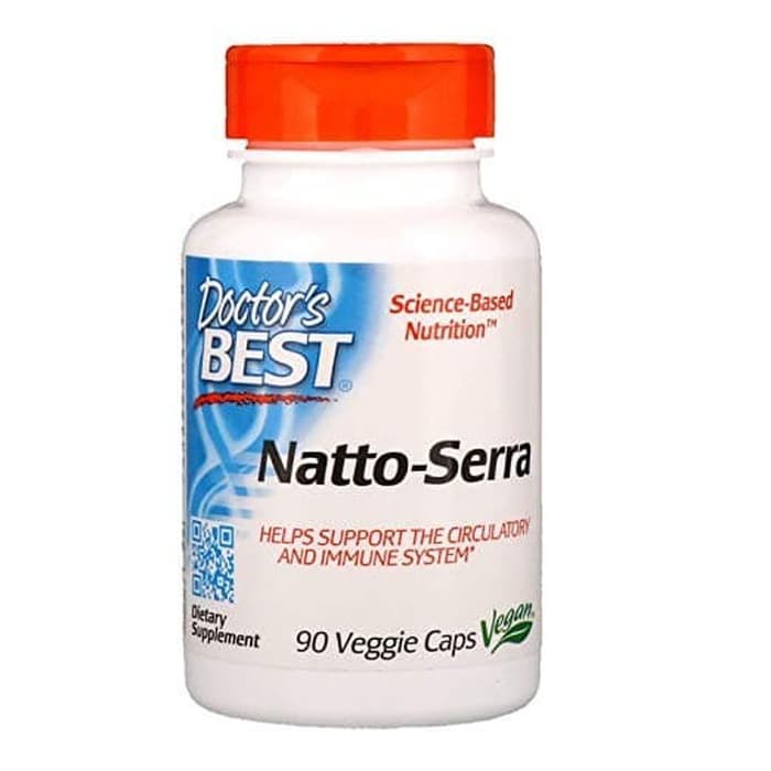 

Doctors Best Natto Serra 90 Caps - Non-gmo Vegan Gluten Free
