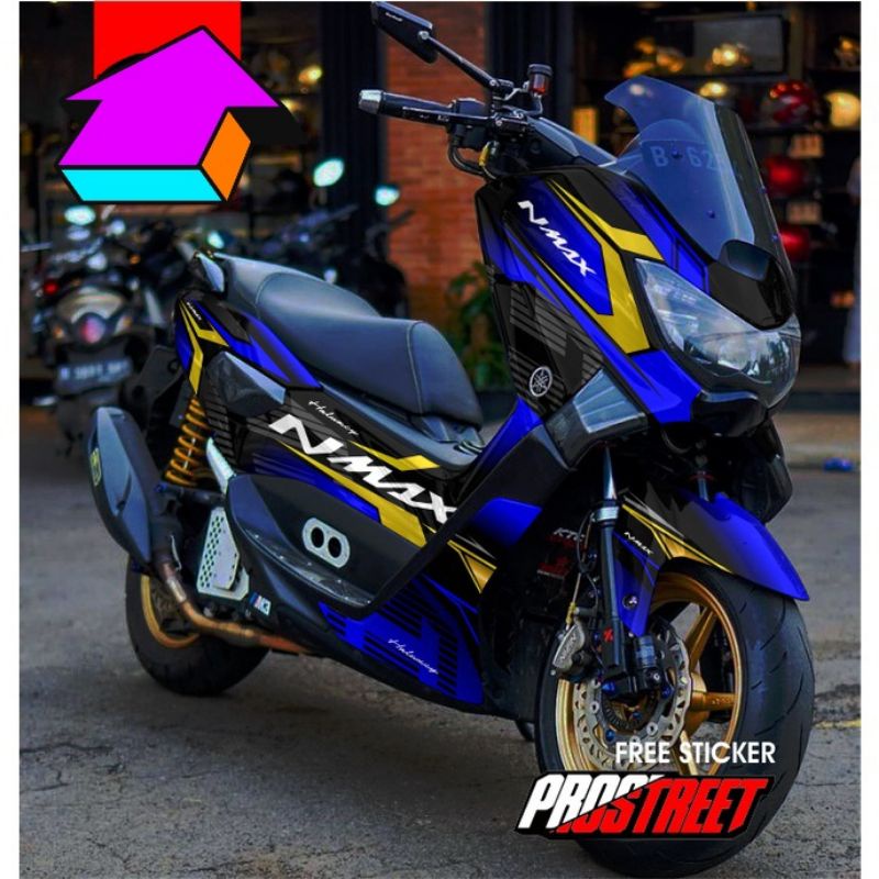Sticker decal vareasi motor yamaha nmax lama tahun 2018 full body