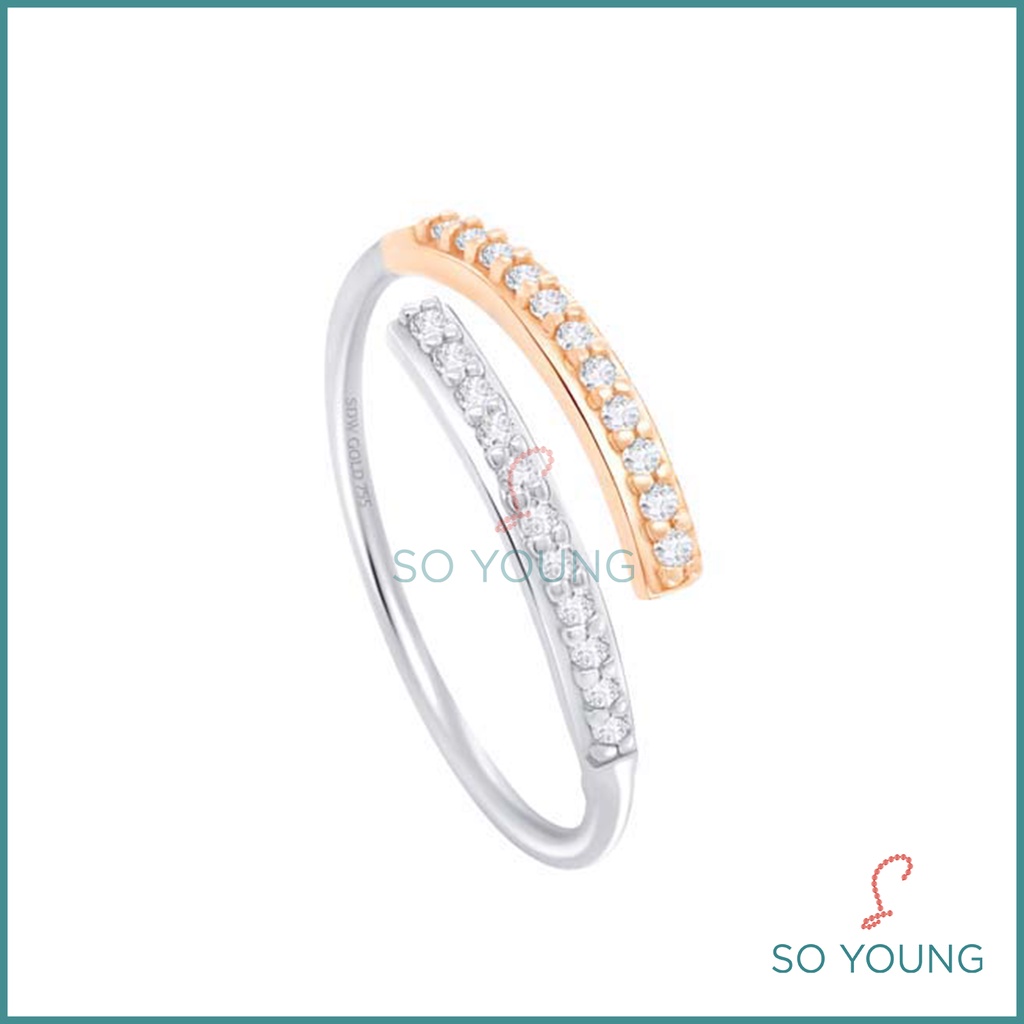 Cincin Emas Sandra Dewi Gold CRISS CROSS RI200315 18K