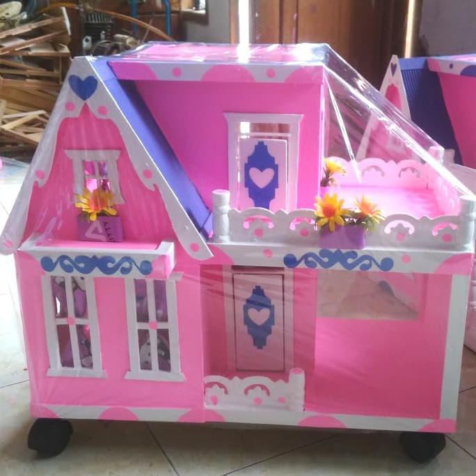 TERBARU rumah rumahan barbie besar + garasi