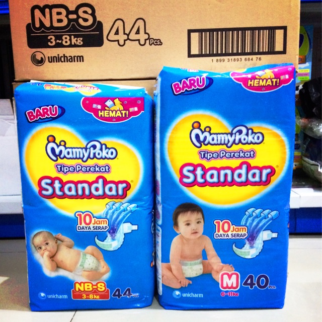 Mamypoko Perekat Standar NB~S44 / M40