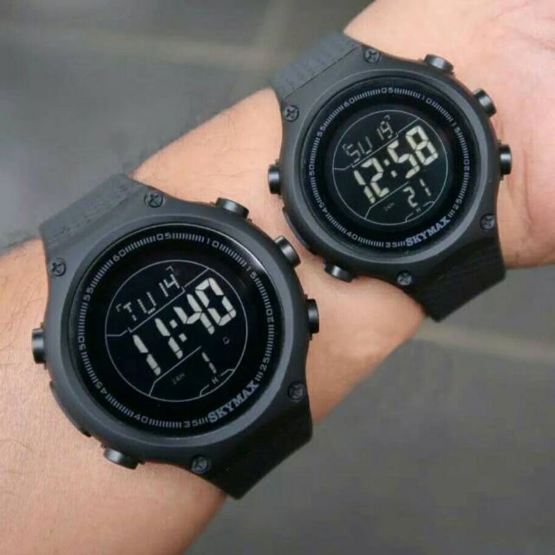 jam tangan couple SKYMAX 100% ORIGINAL WATER RESISTANT. Free box &amp; baterai cadangan