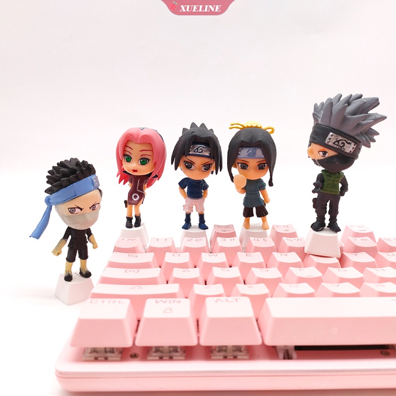 Aksesoris keycap keyboard Mekanik Motif Kartun NARUTO Tiga Dimensi Pbt R4