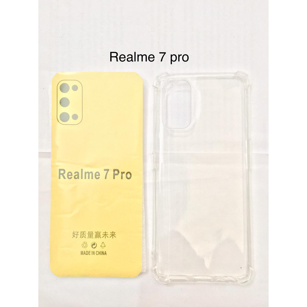 silikon case anticrack realme 7 pro