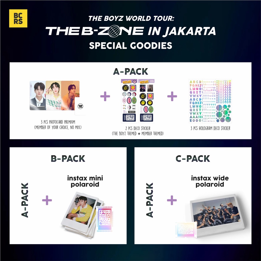 

THE BOYZ THE B-ZONE IN JAKARTA SPECIAL GOODIES