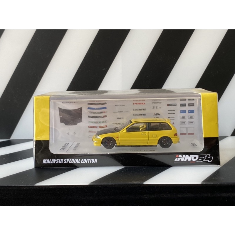 INNO64 - Honda Civic EF9 SiR Yellow Malaysia Special Edition