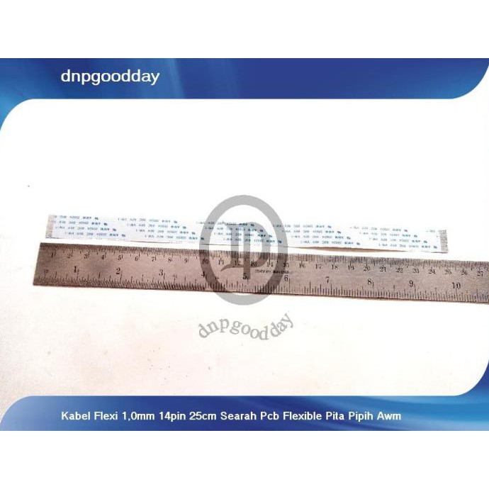 

Kabel Flexi 1,0Mm 14Pin 25Cm Searah Pcb Flexible Pita Pipih Awm Dnpgood11 Dijamin