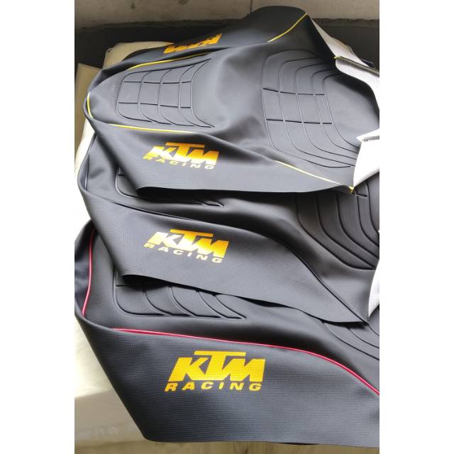 KRAKAP-SARUNG-KULIT JOK RX KING SIKU MODEL MOTIF KTM RACING