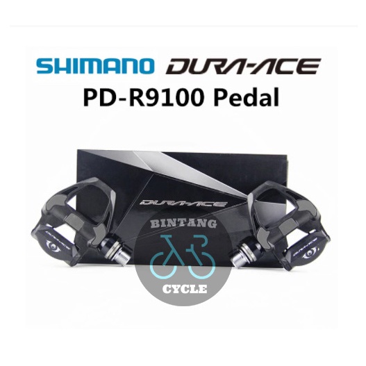 Pedal Cleat Sepeda Roadbike SHIMANO DURA ACE Carbon PD- R9100 - Ultimate Pedal Karbon Cleat Roadbike