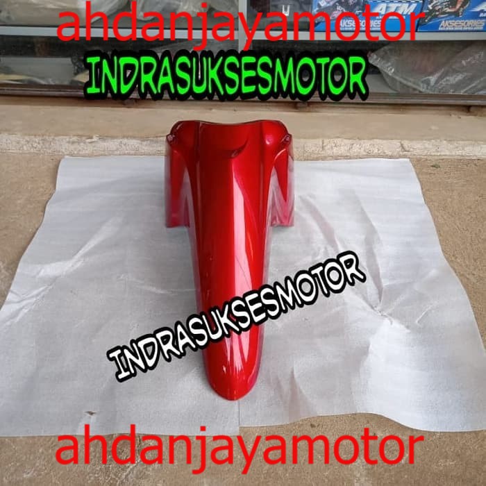 Termurah cover body spakbor sepakbor depan motor honda supra x 125 2008 warna merah Terlaris