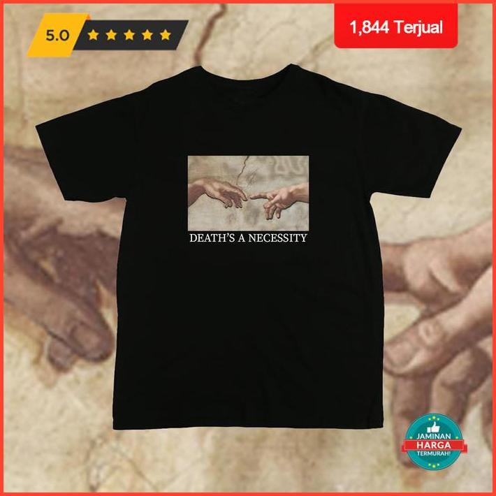 Death Necessity T-Shirt Ik Mis Je By Maartje - Size S Terlaris