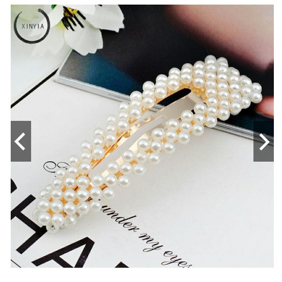 Fifi Fashion Pearl Hairclip Hairpin Korea Jepit Rambut Mutiara IMPORT