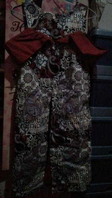 Dress Batik Off Shoulder 126 Ab