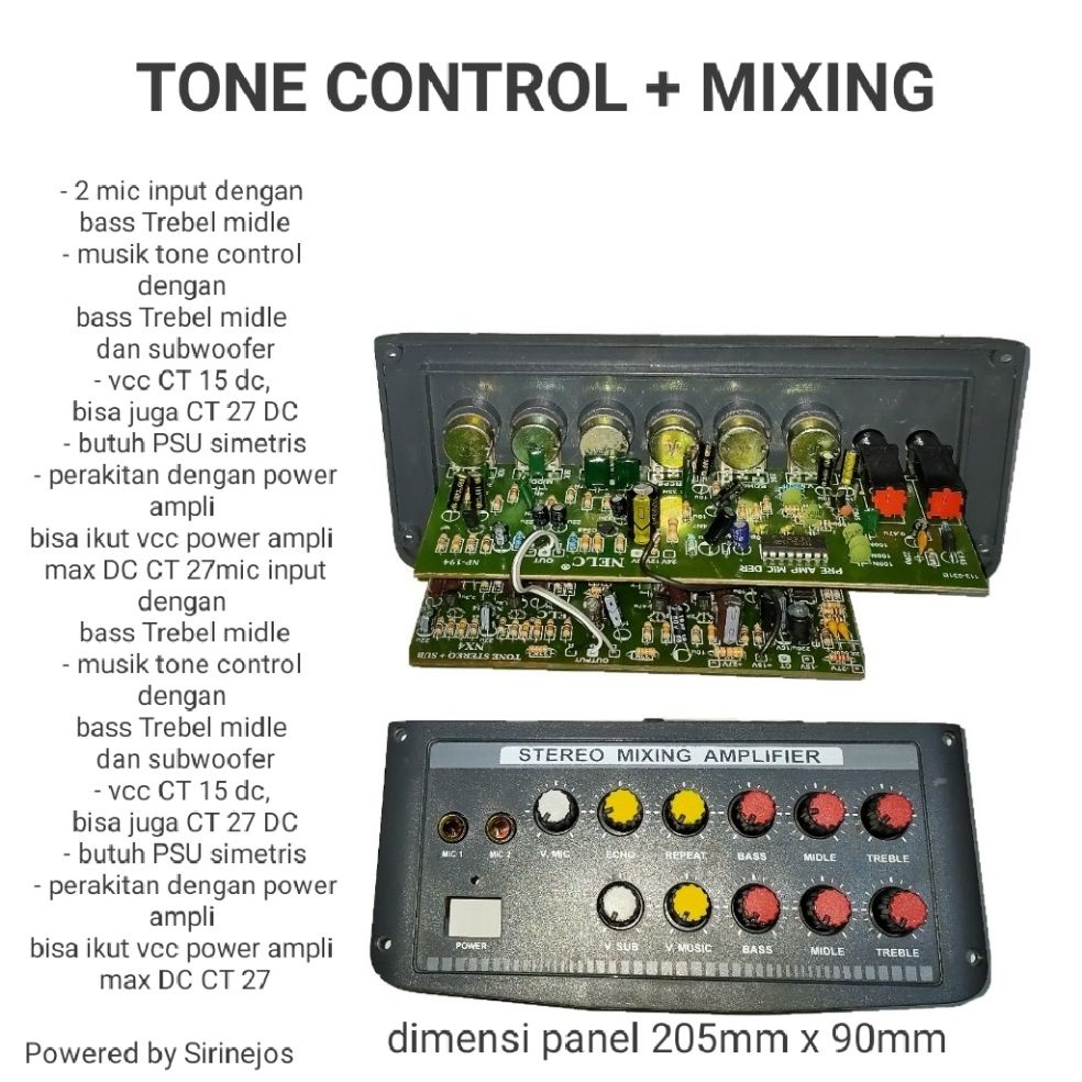 NELC NX 04 tone control mixing KARAOKE