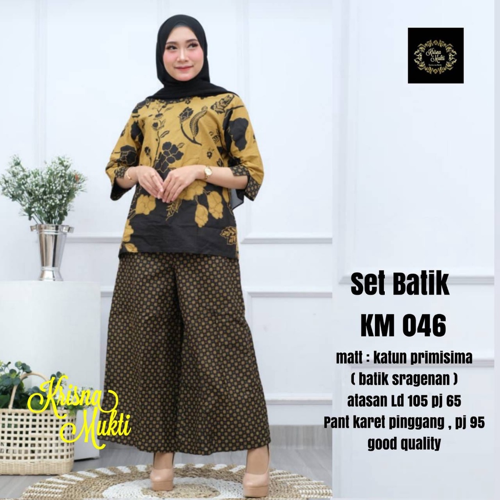 New Set kulot batik sragenan