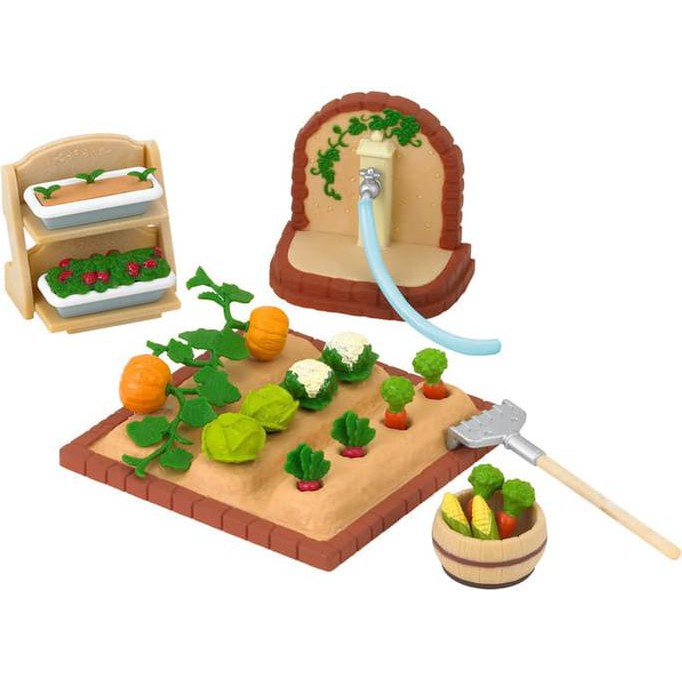 sylvanian families vegetable garden set