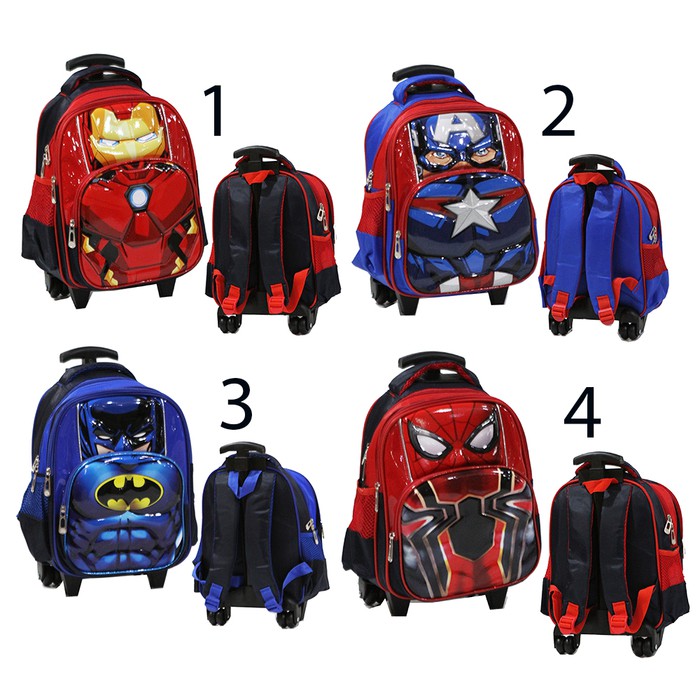 Tas Troli Anak Sofia 6D Koper Sekolah Impor Kids Trolley Troly Trol LR934  Promo Tas Tro