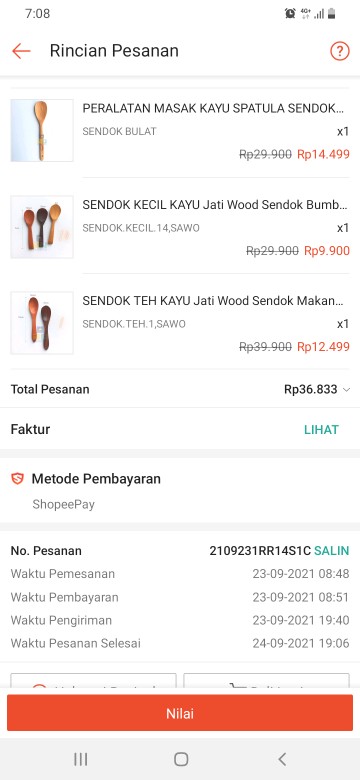 Peralatan Masak Kayu Spatula Sendok Sutil Sudip Sodet Masak Dapur Rumah Prop Foto Makanan 1pcs