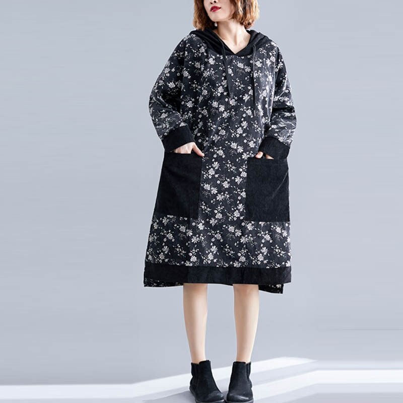 oversized hoodie dress plus size