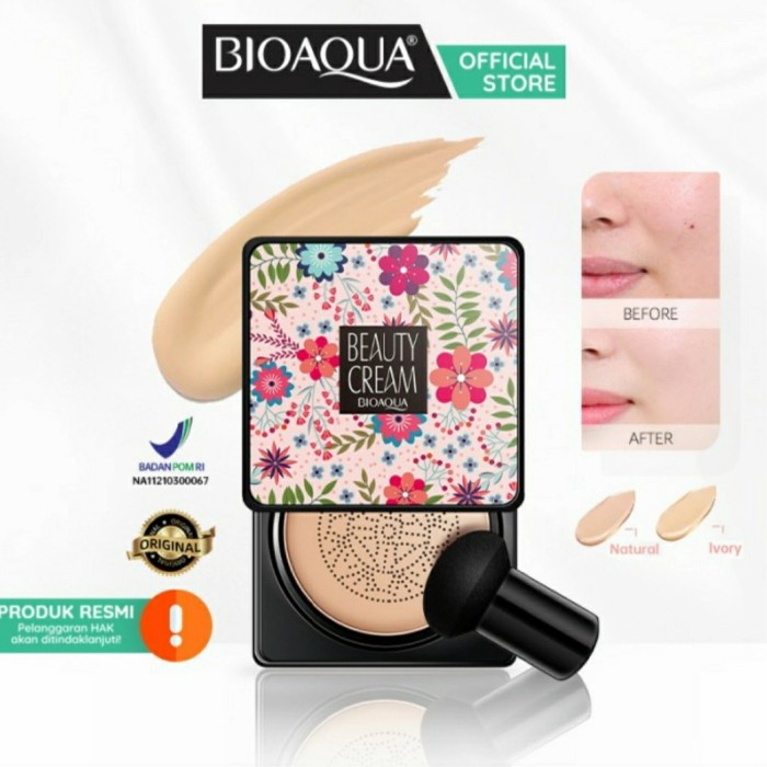 TERHITS BPOM BIOAQUA BB CUSHION BEAUTY CREAM BIOAQUA BEAUTY CREAM BPOM !!