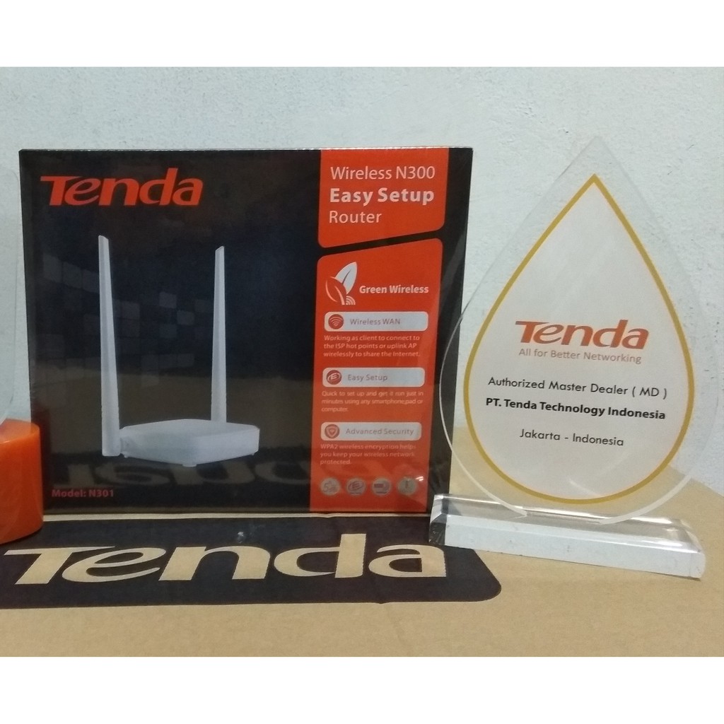 TENDA N301 Router Wireless 300Mbps Easy Setup Router TOP BRAND