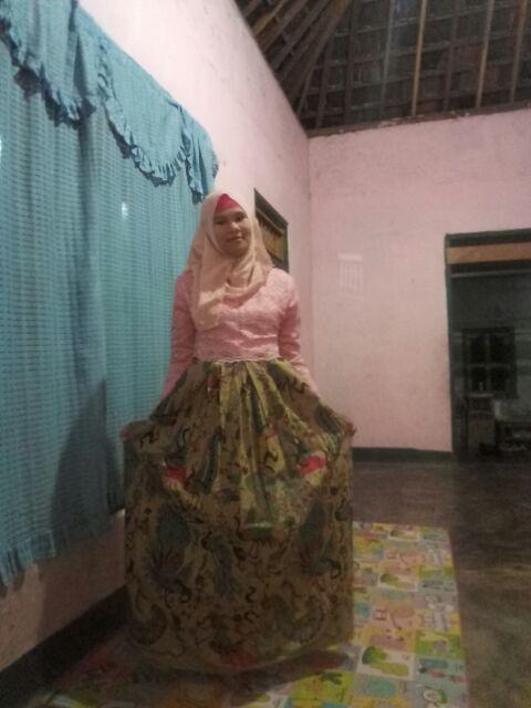 Ms Sarimbit Gamis Batik Mix Brukat (krisna Couple)