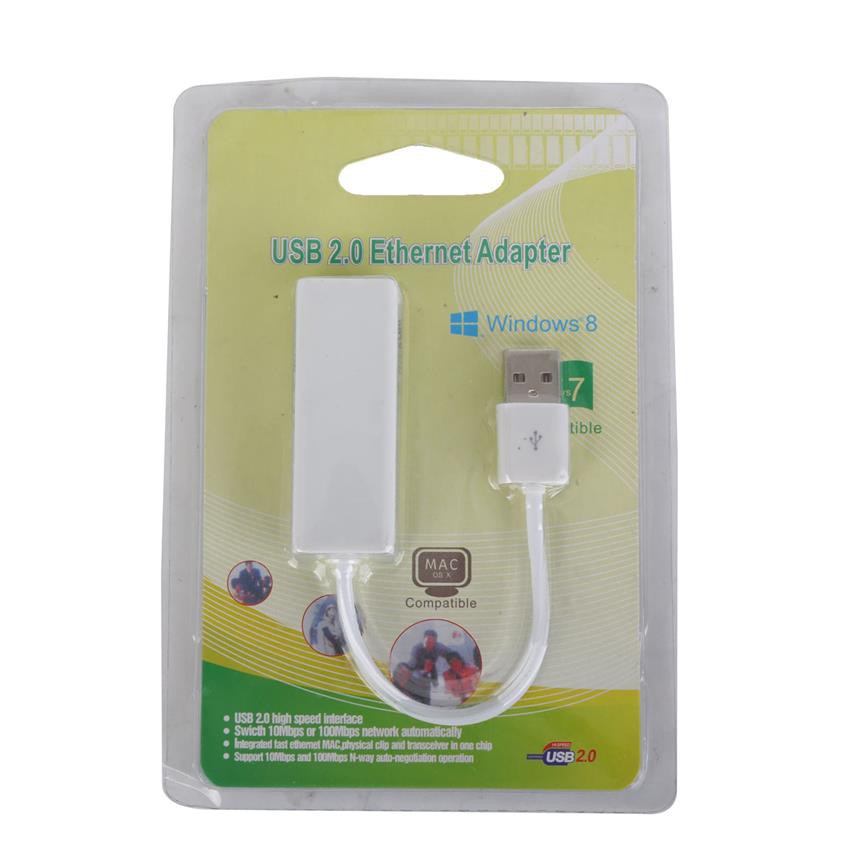 USB LAN Cable CARD ADAPTER / USB Ethernet 2.0 to LAN