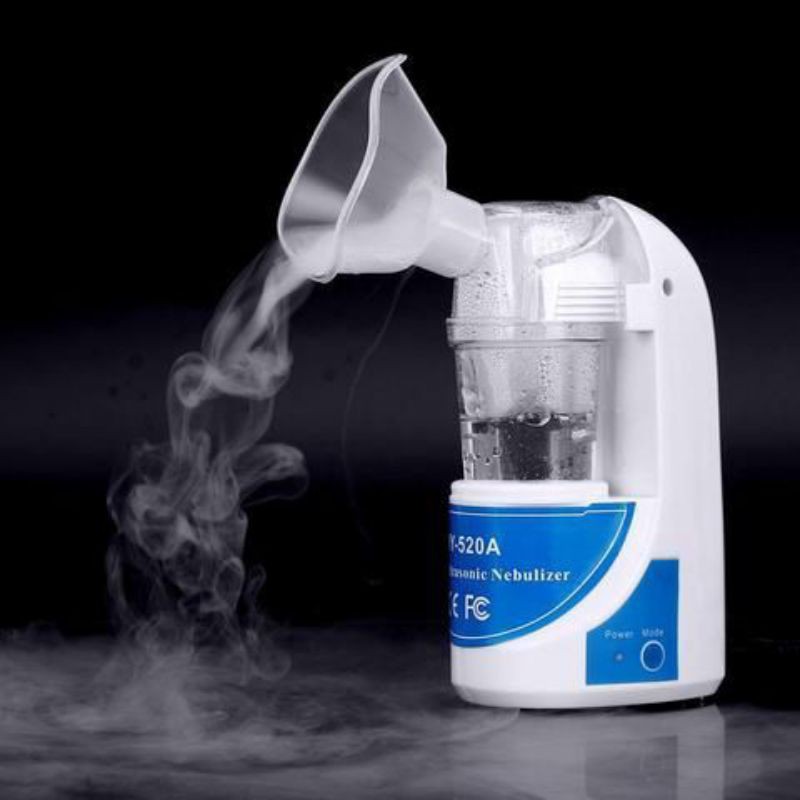 Inhalasi Nebulizer Portable Ultrasonic Alat Bantu Uap Pernafasan Alat Terapi Asma Sesak Omicron MESH