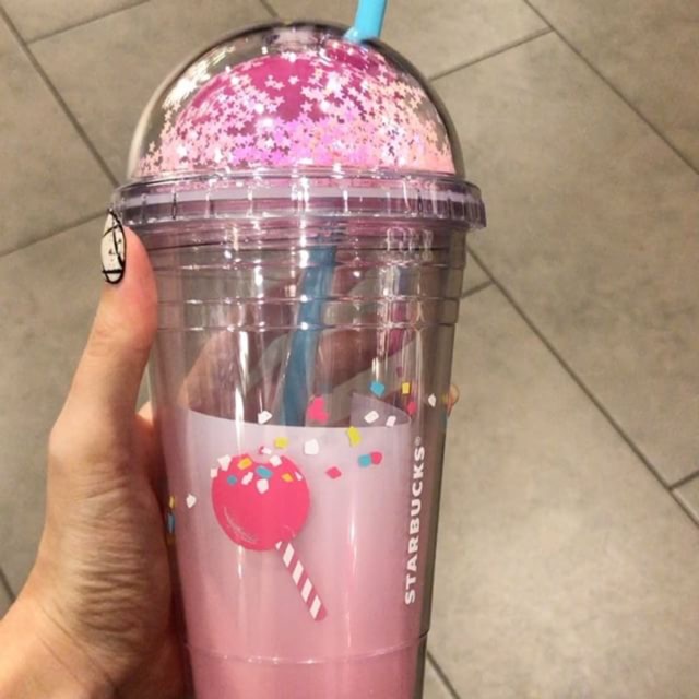 Starbucks Glitter Cold Cup