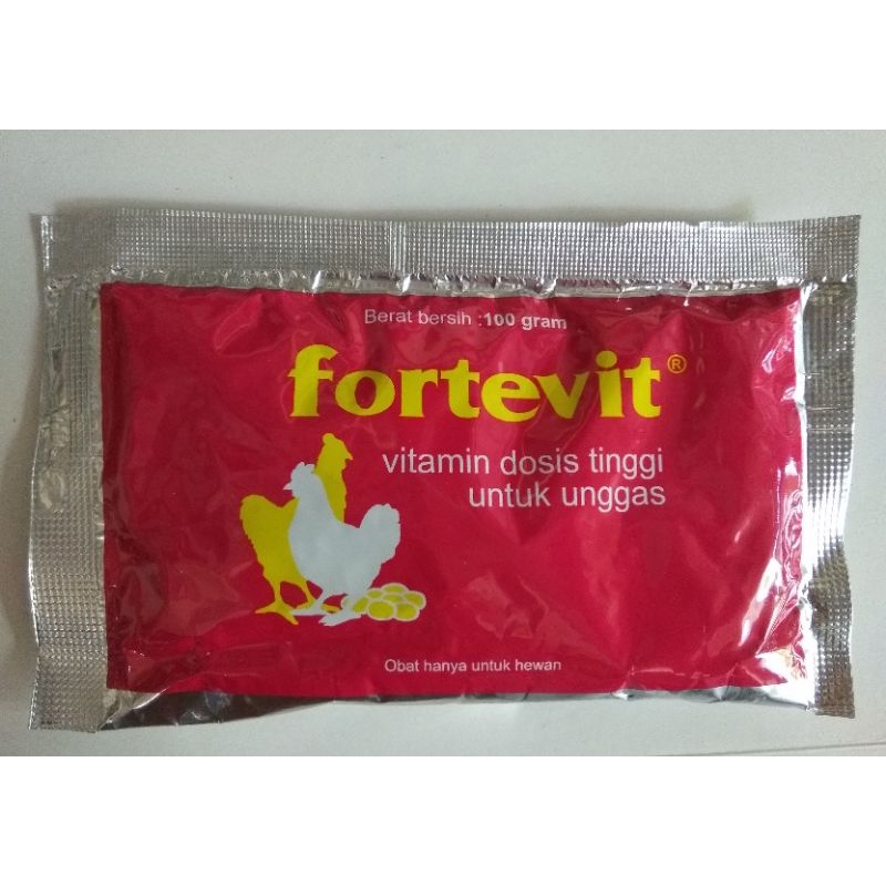 Fortevit 100 gram vitamin dosis tinggi unggas-medion