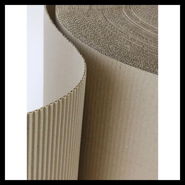 

Kardus Lembaran Gulungan Corrugated Karton / Single Face Roll 80 Cm