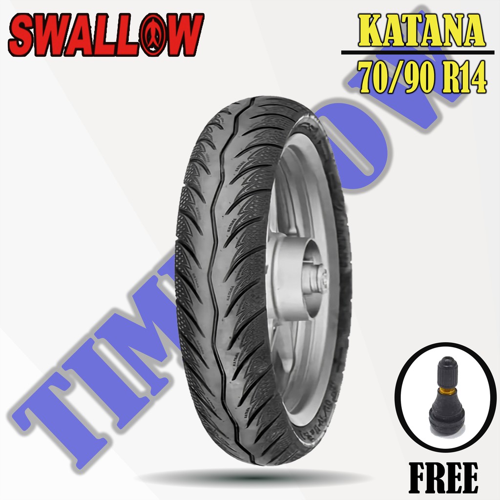 Ban Motor Matic // SWALLOW KATANA 70/90 Ring 14 Tubeless