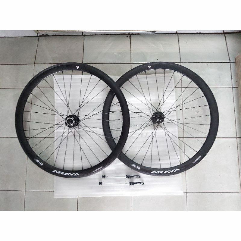 WHEELSET ARAYA KS 40 700C 32 HOLE DISKBRAKE ROADBIKE