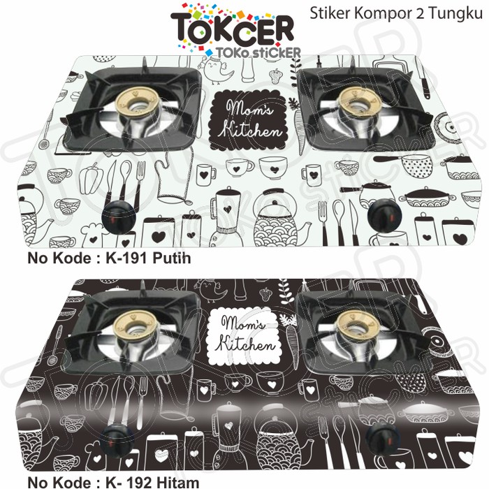  Stiker  Kompor  2  Tungku  MOM s Kitchen Shopee Indonesia