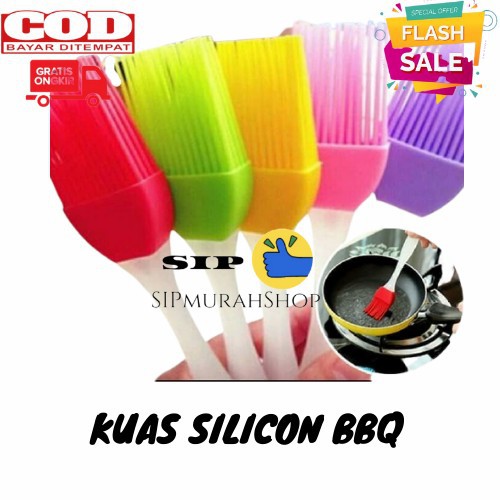 (COD) Kuas Oles Minyak Barbeque Roti Penghias Roti Cake Mentega Food Kue Brush Silicone