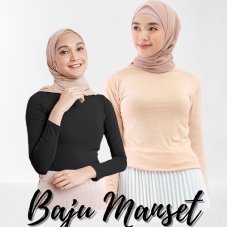 ATASAN KERAH TINGGI WANITA / MANSET KAOS WANITA / Manset Baju muslim / inner wanita muslim / Manset turtleneck /KAOS WANITA LENGAN PANJANG