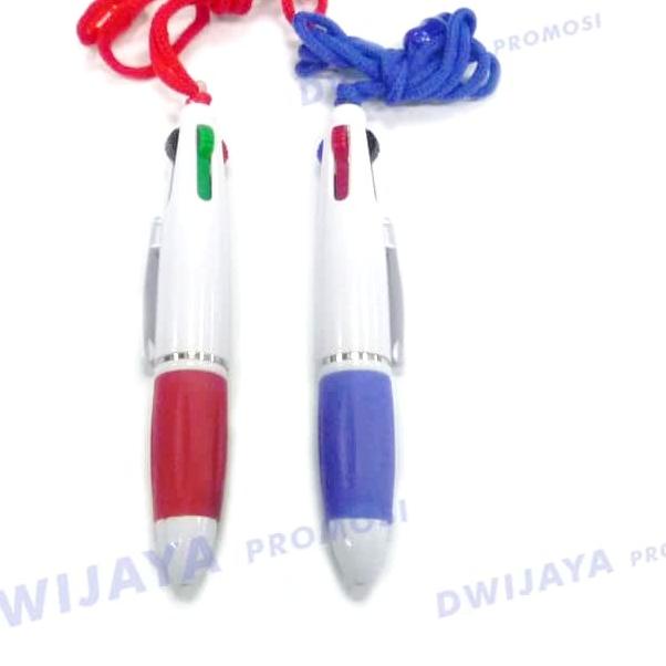 

Miliki - Pulpen Tali 4 Warna / pulpen si 4 warna + tali isi 10 pcs ,,