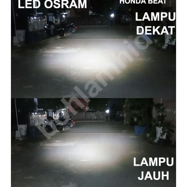 Lampu Motor Led Osram Honda Beat Street (Putih) Rz1 Grs 6Bln Bohlamhid Diminati Banget