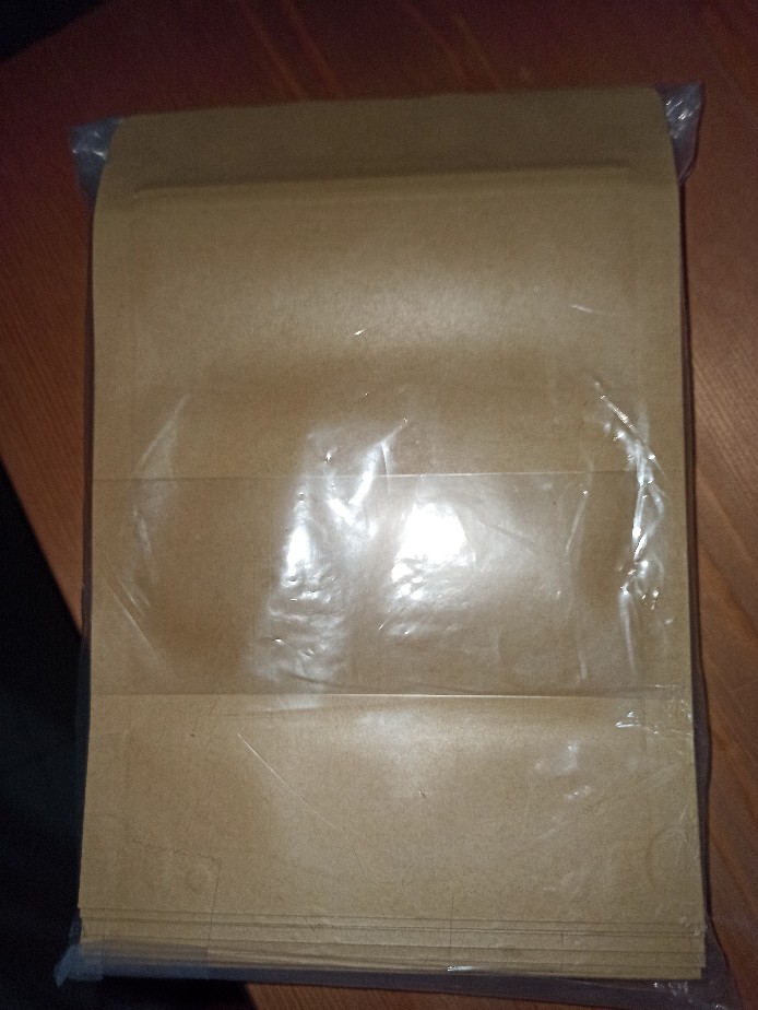 Standing Pouch Kraft Window 14x20 Zipper