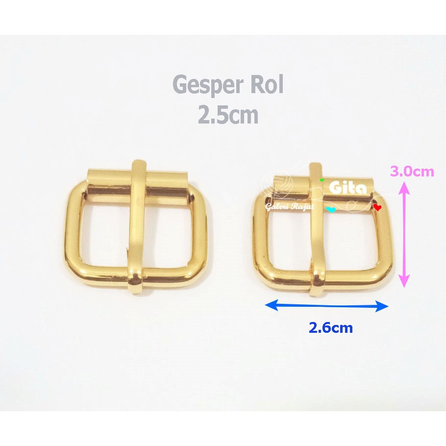 Gesper Rol/ring jalan rol 2.5cm Tebal/Ring Jalan