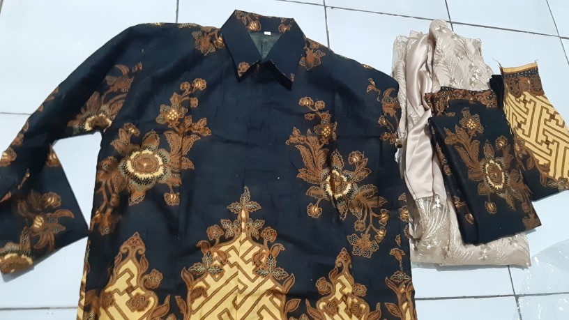 ( Termurah Ready 2 Warna) Couple Batik Danilla Bunga Pager Tille Premium Abimanyu