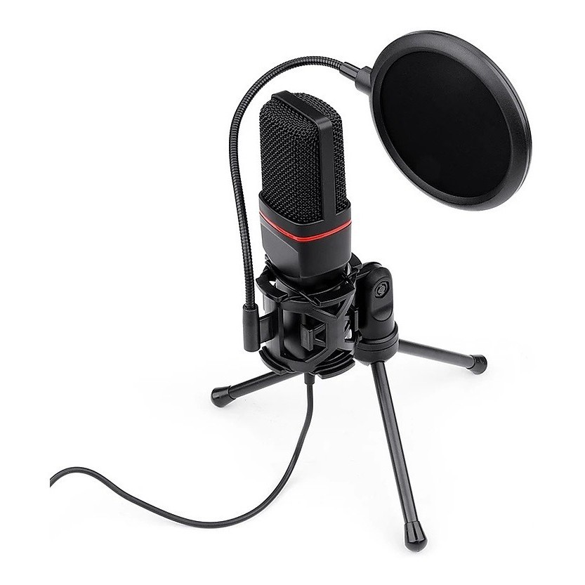 Microphone condenser Redragon Gaming Stream studio kit SEYFERT GM100 - Mic pc computer