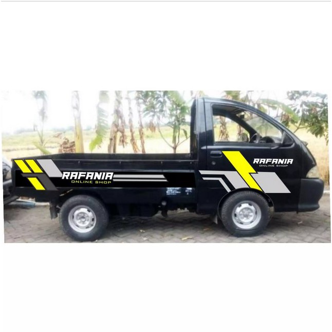 Stiker Cutting Mobil Pick Up Carry Futura L300 Colt T Stiker Custom Teks Nama