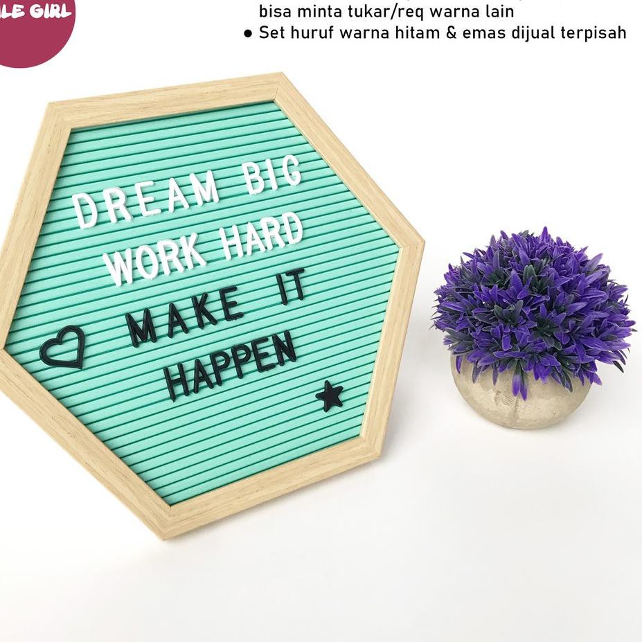 

SALE!! KODE-713 [TERMURAH] Papan Nama Bayi / Letter Board Kekinian SmileGirl 28x25