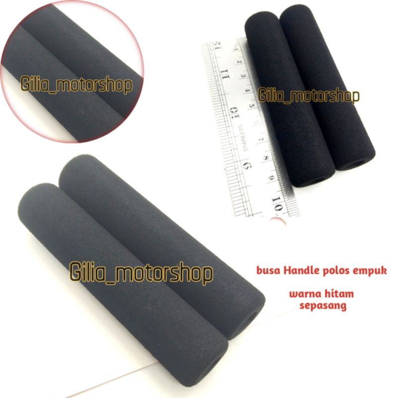 sarung Handle hitam Polos Busa polos handle empuk Universal