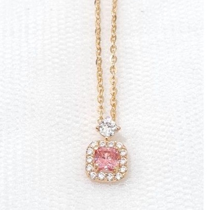 Kalung Emas Rachel Rose "Pink Stone" 375