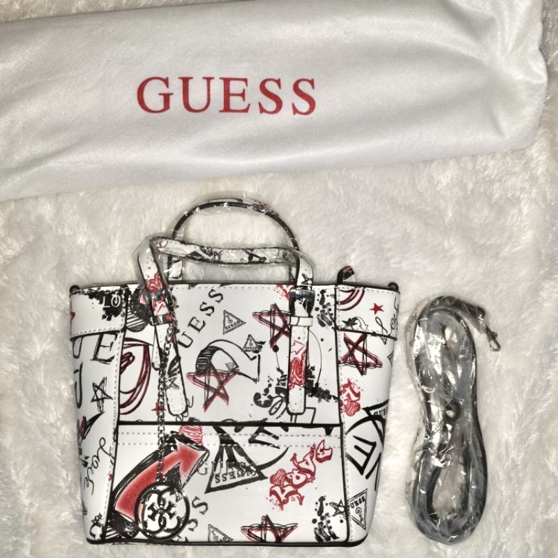 TAS GUESS DELANEY MINI TOTE | TAS GUESS ORIGINAL | TAS GUESS MINI TOTE ORIGINAL | GUES ORIGINAL COUN