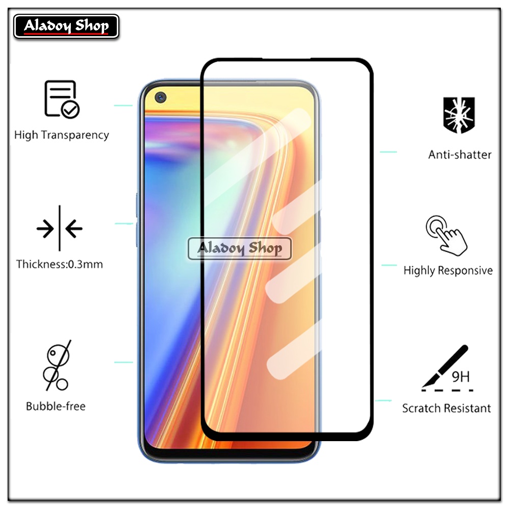 PAKET 2 IN 1 Case Realme 7 Pro Armor Fusion Transparent Prmium Casing Free Tempered Glass