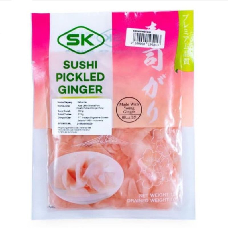 

Sahachai Sushi Pickled Ginger Pink 150gr